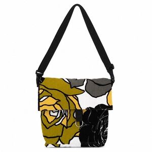 Kindred Spirit Style Floral Crossbody Messenger Bag Boho Made in USA